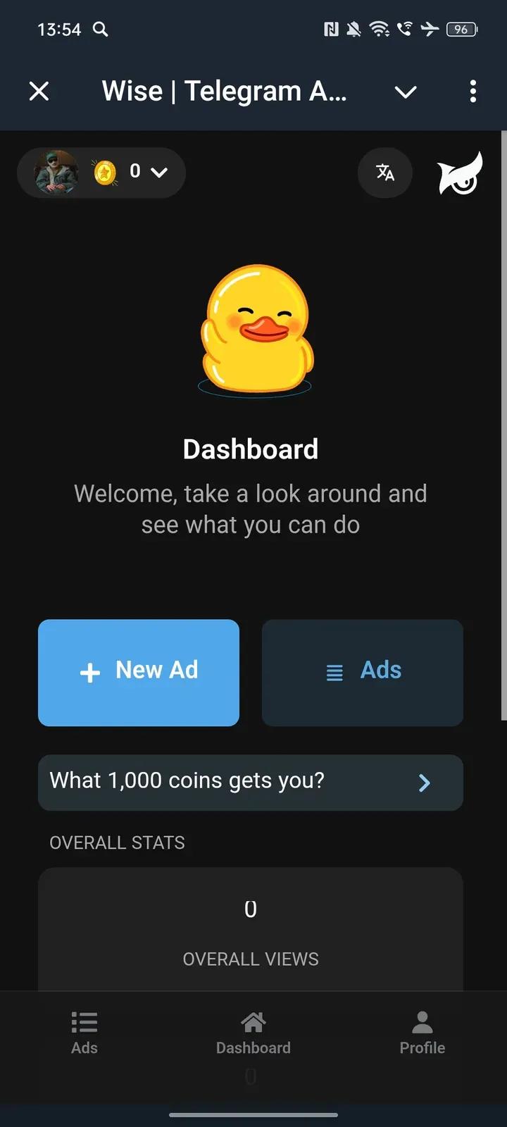 Wise | Telegram Ads ☁️