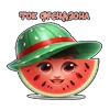 Эмодзи Арбузная няшность