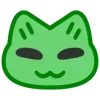 Эмодзи Alien cat