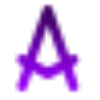 Alphabet purple