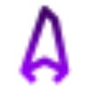 Эмодзи Alphabet purple
