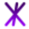 Эмодзи Alphabet purple
