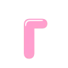 Эмодзи Розовый шрифт