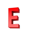 Эмодзи Красный шрифт