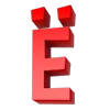 Эмодзи Красный шрифт