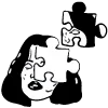 Эмодзи b&w random