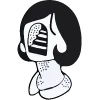 Эмодзи b&w random