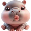 Эмодзи Малыш бегемотик