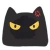 Эмодзи Black Cat