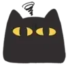 Эмодзи Black Cat