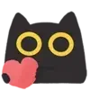 Эмодзи Black Cat