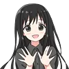 Black Hair Girl Emoji