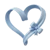 Blue bow