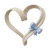 Эмодзи Blue bow