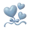 Эмодзи Blue bow