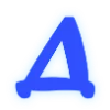 Эмодзи Blue font