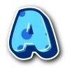 Blue font
