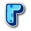 Эмодзи Blue font