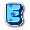 Эмодзи Blue font