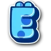 Эмодзи Blue font