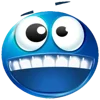 Эмодзи Blue faces