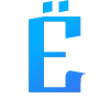 Эмодзи BLUE FONT