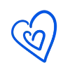 Эмодзи Blue doodles font