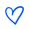 Эмодзи Blue doodles font