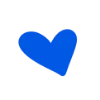 Эмодзи Blue doodles font