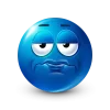 Эмодзи Blue faces