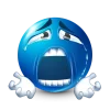 Эмодзи Blue faces