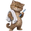 Эмодзи Brown cat