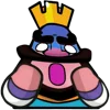Эмодзи Clash Royale king