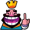 Эмодзи Clash Royale king