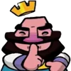 Эмодзи Clash Royale king