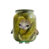 Эмодзи Cat on food