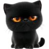 Эмодзи Угрюмый кот