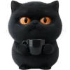 Эмодзи Угрюмый кот