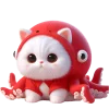 Эмодзи Кот кальмар