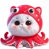 Эмодзи Кот кальмар