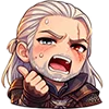 Эмодзи Chibi anime The Witcher