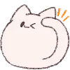 Эмодзи Fluffy Cat