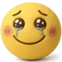3D Cute yellow face