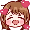 Эмодзи Cute Girl