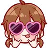 Эмодзи Cute Girl