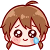 Эмодзи Cute Girl