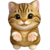 Эмодзи Пухленький котенок
