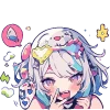 Эмодзи Cute girl