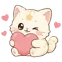 Эмодзи Cute cat funny daily