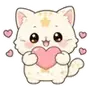 Эмодзи Cute cat funny daily